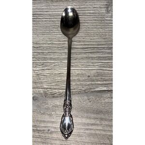 Oneida Community Stainless LOUISIANA Ice Tea Spoon Victorian (d2.1)